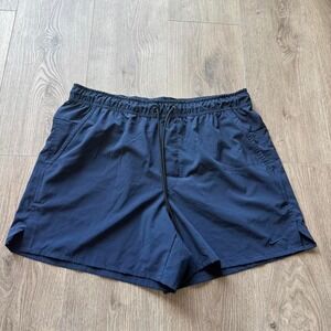 Nike Dri-FIT Running Shorts Men's XL Navy Athletic Gym Workout Lined